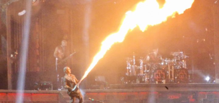Feuer frei auf dem Rammstein-Konzert