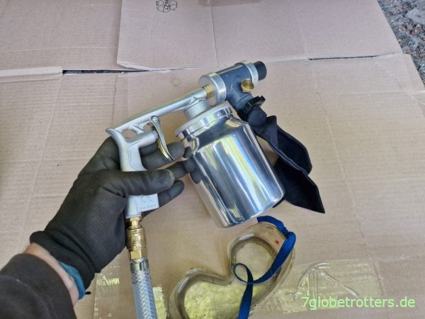 Sandstrahlpistole Buran plus aus dem Korrosionsschutz-Depot