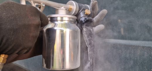 Selber Sandstrahlen mit Sandstrahlpistole und Rückführung