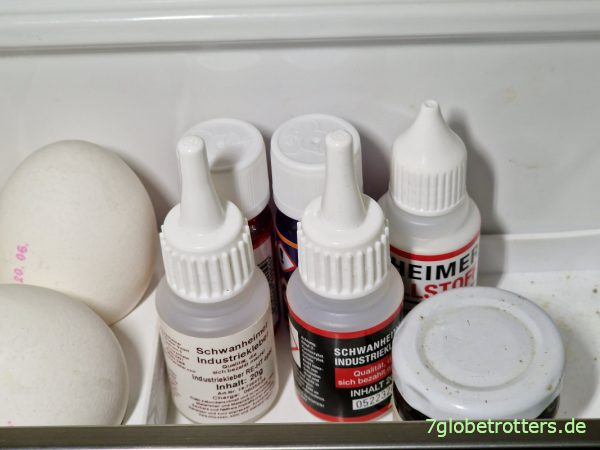 Lagerung des Schwanheimer Industrieklebers