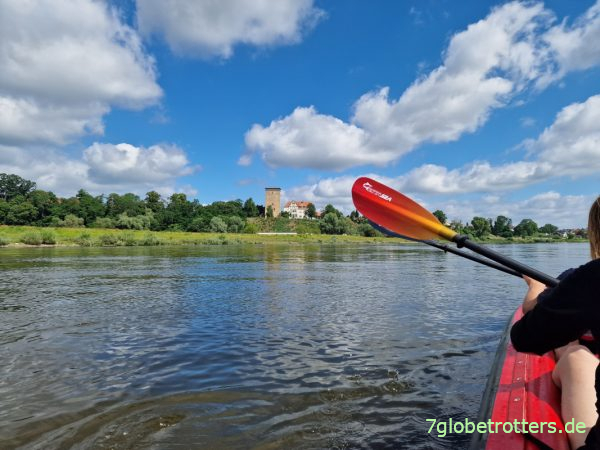 Paddeln Elbe Fähre Rögatz km 350,6