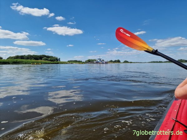 Elb-Fähre Sandau km 416,1