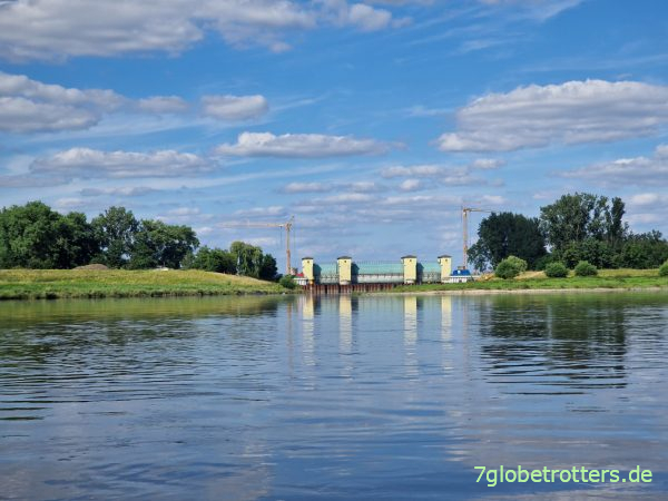 Elbe Havel-Wehrgruppe Quitzöbel km 427,8