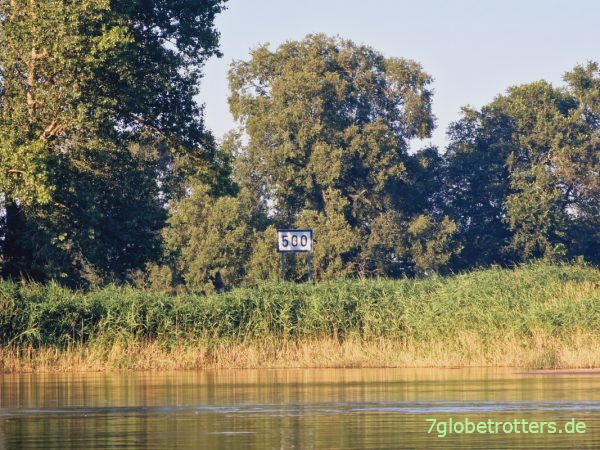 Elbkilometer 500 bei Langendorf