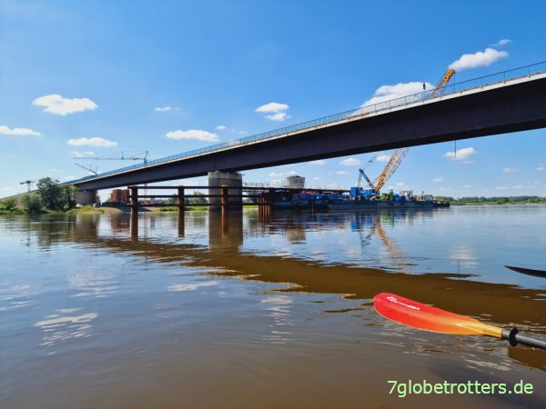 Neubau der Elbbrücke Wittenberge B189 km 456,3
