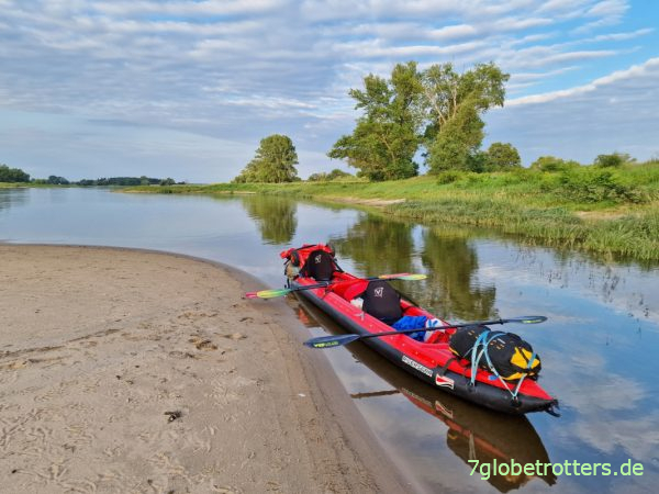 Paddeln Elbe mit dem Grabner Riverstar XXL