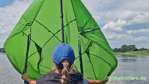 Segeln mit dem Grabner Riverstar XXL