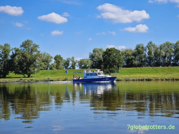 Wasserschutzpoilzei Elbe Wittenberge km 454