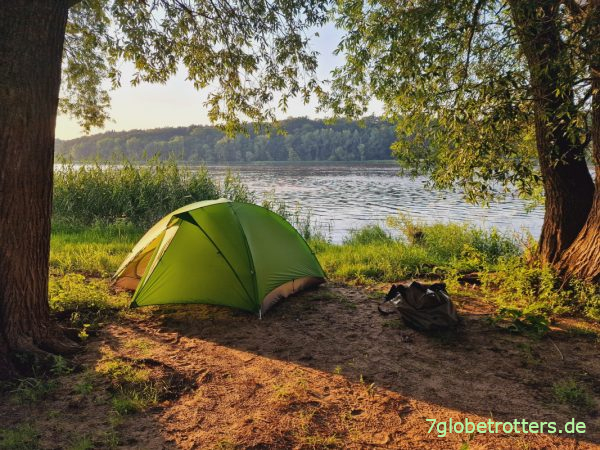 Zelten im Vaude Invenio bei Lauenburg
