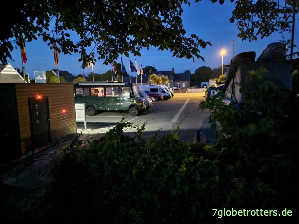 Abendzeit auf dem Stellplatz am Mont-Saint-Michel