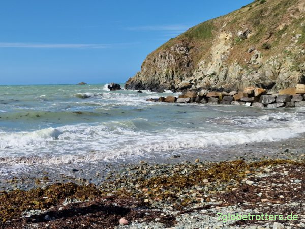 Auch nicht die schönste Badebucht in Jospinet