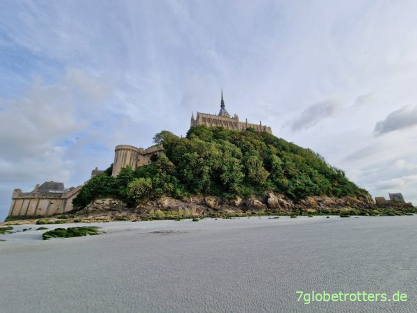 Ebbe am Abend ist die beste Zeit am Mont-Saint-Michel