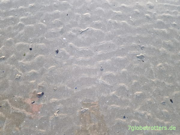 Feiner Sandstrand in der Badebucht Baie de Saint-Brieuc