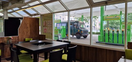 Grünes Auftanken des Mercedes 711