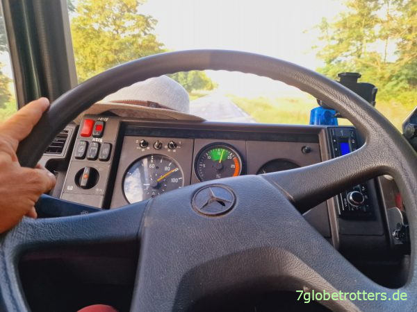 Landstraße in Frankreich