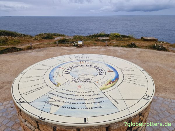 Pointe de Corsen am westlichsten Punkt der Bretagne