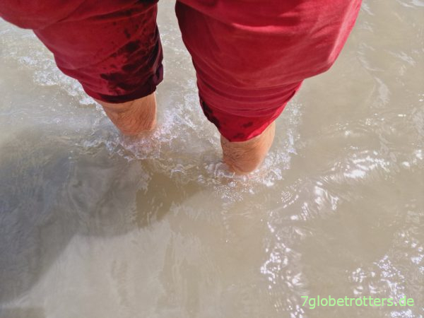 Priel in der Baie de Saint-Brieuc