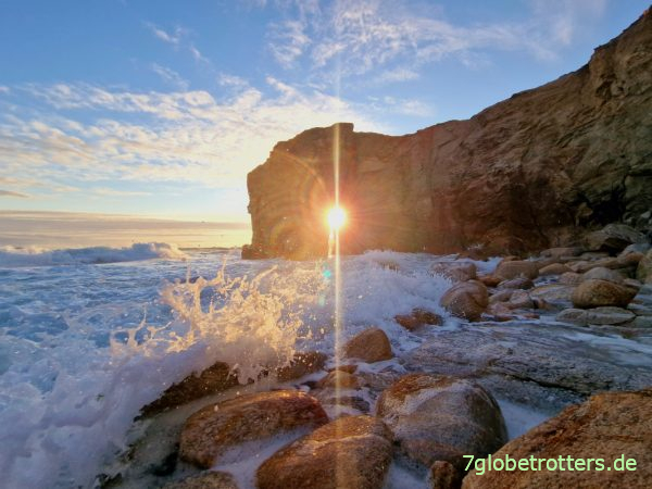 Sonnenuntergang am Arche De Port Blanc auf der Halbinsel Quiberon