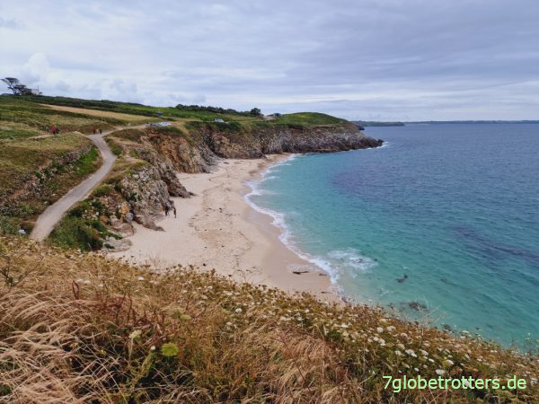 Strand am westlichsten Punkt Frankreichs