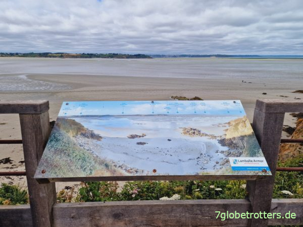 Übersicht der Baie de Saint-Brieuc