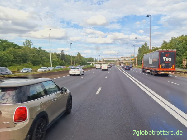 Umfahrung der Umweltzone Paris auf der Stadtautobahn A86