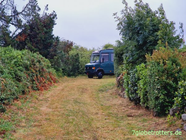 Wohnmobil-Stellplatz auf der Halbinsel Crozon