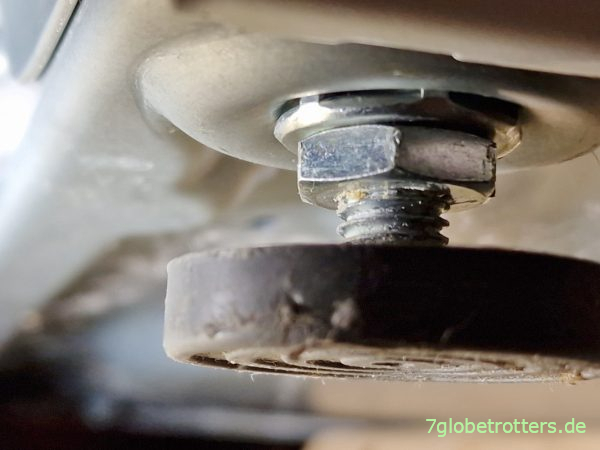 Miele Waschmaschinenfüße hinten einstellen