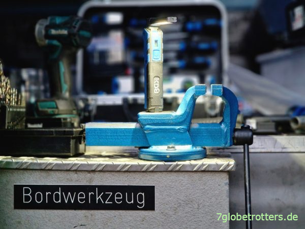 Schraubstock im Wohnmobil
