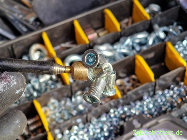 Stahl-Einziehmuttern sind magnetisch