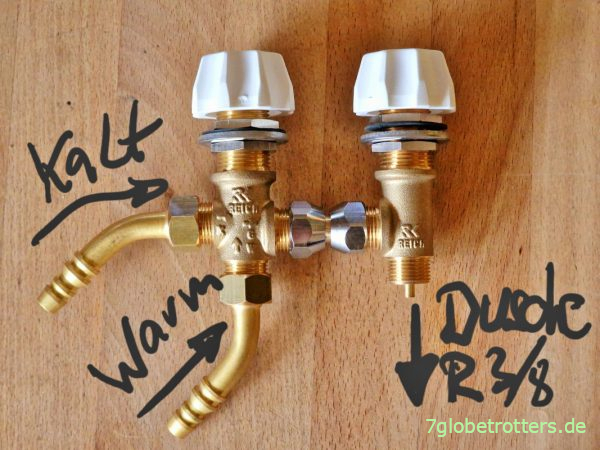 Anleitung Duscharmatur mit Drehknöpfen Reich Carletta