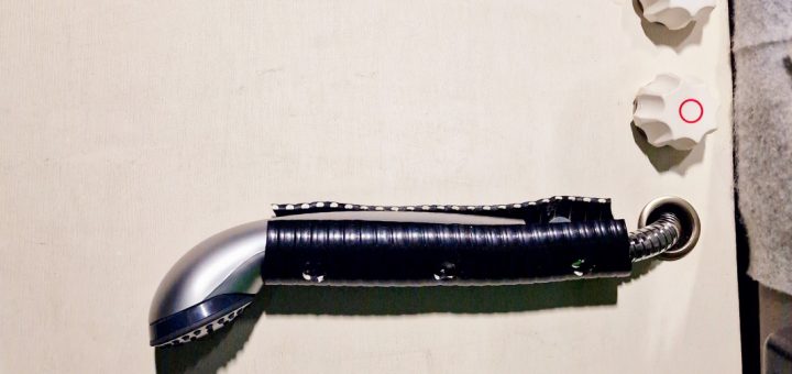 Mischbatterie Wohnmobil-Dusche mit Drehgriffen