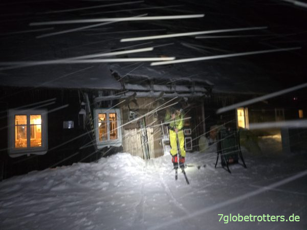 Schneesturm in Jizerka