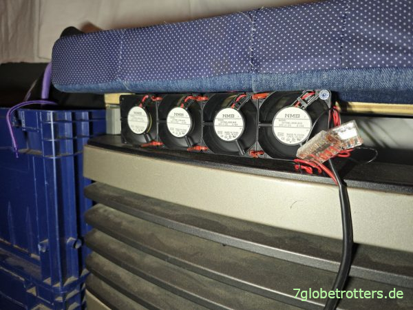 Zusatzlüfter an der Gasheizung