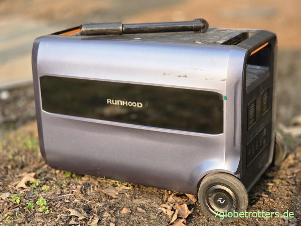 Einsatz der Runhood F2400 als mobile Stromversorgung Einsatz der Runhood F2400 als mobile Stromversorgung