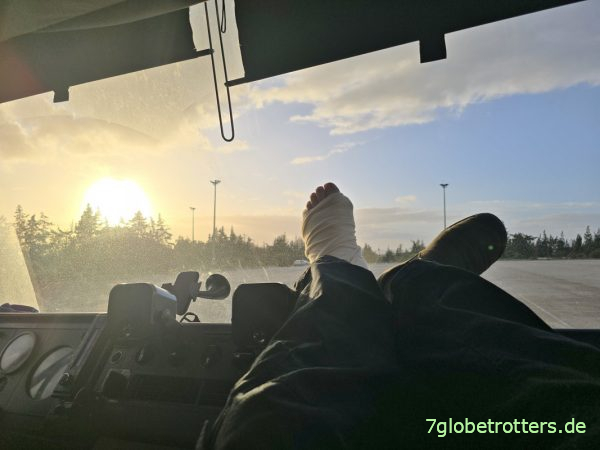 Verdammt auf den Beifahrersitz