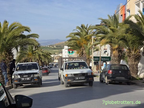 Tunesischer Verkehr in El Kef