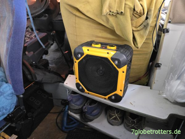 Solarbetriebener Heizlüfter im Wohnmobil