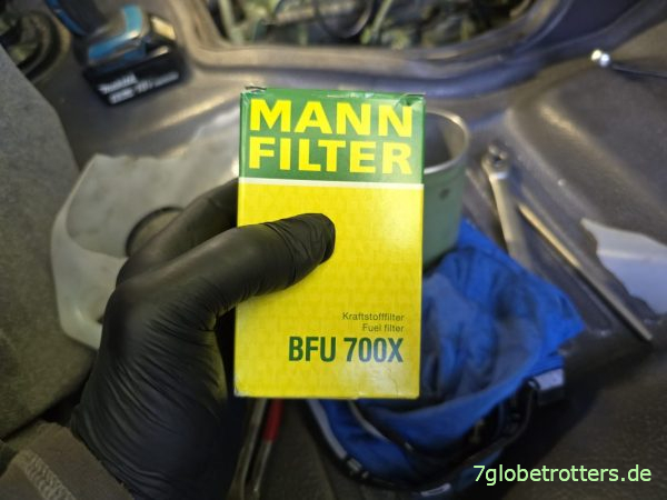 Neuer Dieselfilter MANN BFU700X für den OM 364A Neuer Dieselfilter MANN BFU700X für den OM 364A