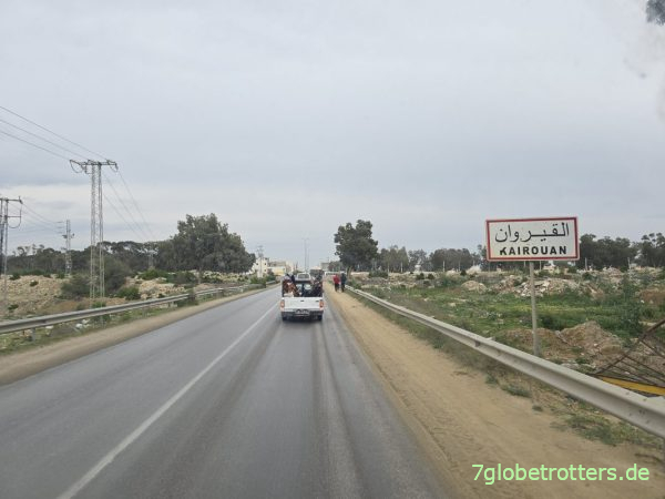 Ortseingang Kairouan Tunesien