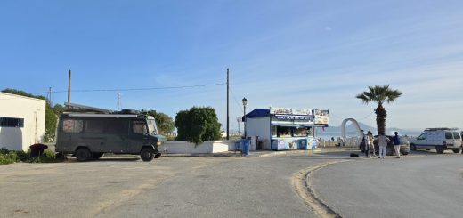 Mercedes 711D amPort Sidi Bou Said Tunis Tunesien