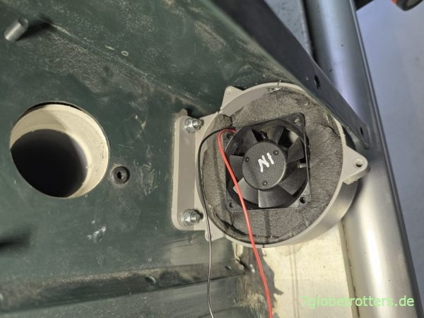 60 mm Lüfter für die Entlüftung der Tiny Trockentrenntoilette 60 mm Lüfter für die Entlüftung der Tiny Trockentrenntoilette