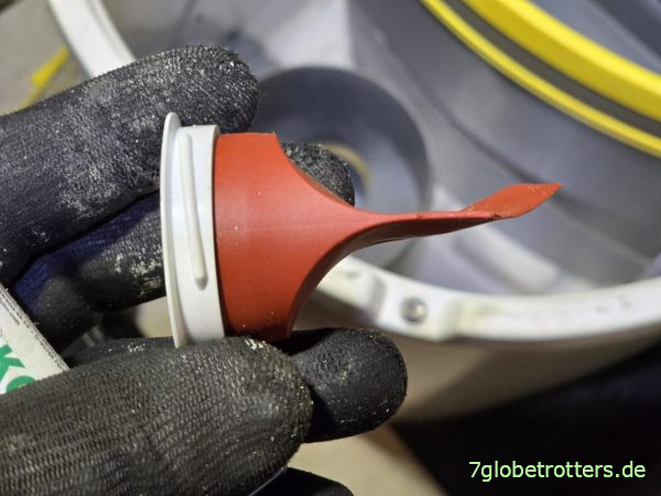 CULU Geruchsverschluss DN 40 mit Membran für die Trockentrenntoilette CULU Geruchsverschluss DN 40 mit Membran für die Trockentrenntoilette