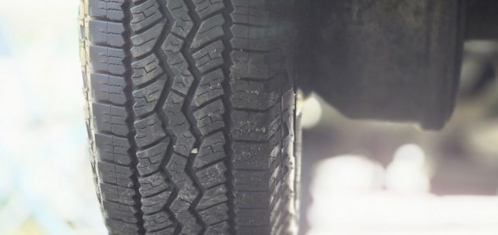 Einzelbereifung ohne inneren Zwilling am Mercedes 711D