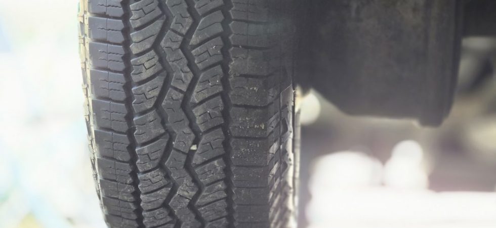 Einzelbereifung ohne inneren Zwilling am Mercedes 711D