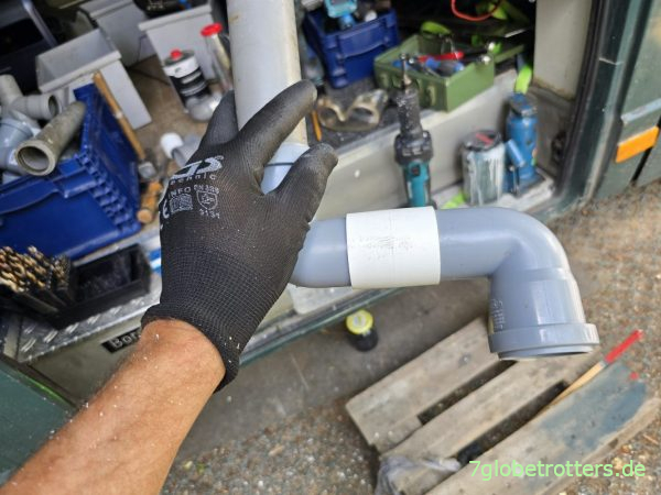 Entlüftungsrohr für die Trockentrenntoilette Entlüftungsrohr für die Trockentrenntoilette