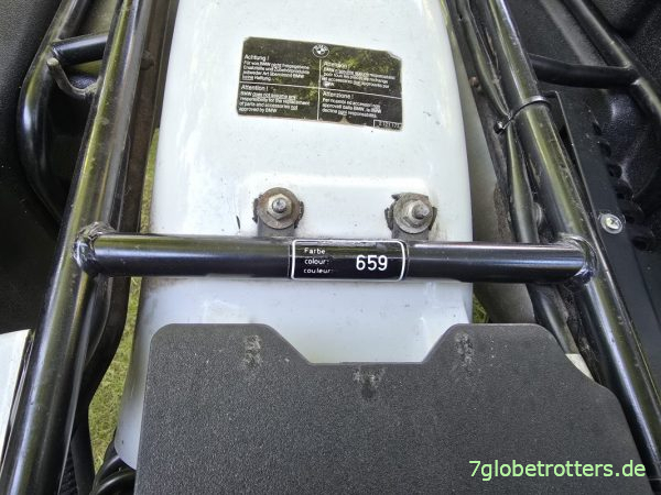 Farbcode 659 meiner BMW R100GS