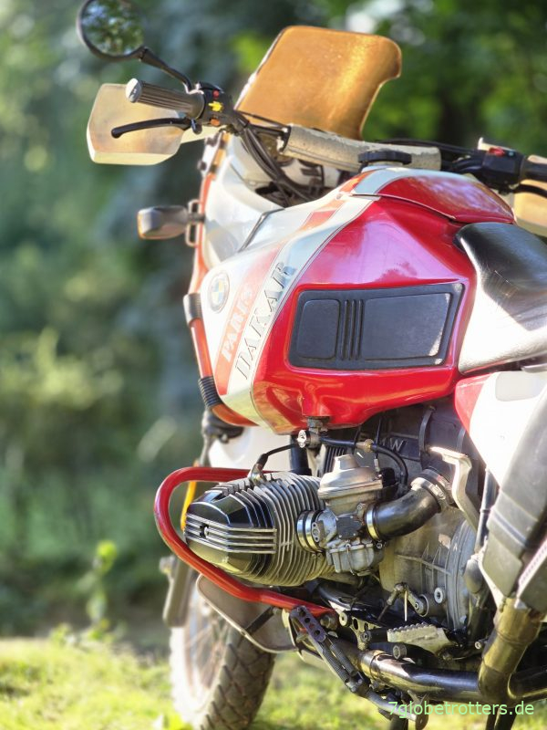 BMW R100 GS Paris Dakar auf der Wiese BMW R100 GS Paris Dakar auf der Wiese