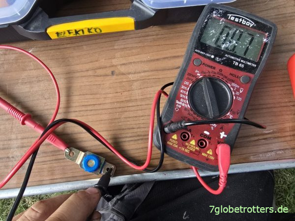 Batterietrennschalter BMW R100GS testen