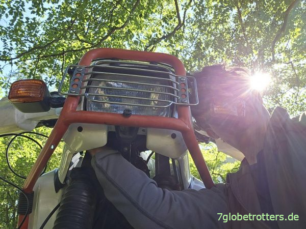 Einstellen der Motometer Uhr an der BMW R100GS Einstellen der Motometer Uhr an der BMW R100GS