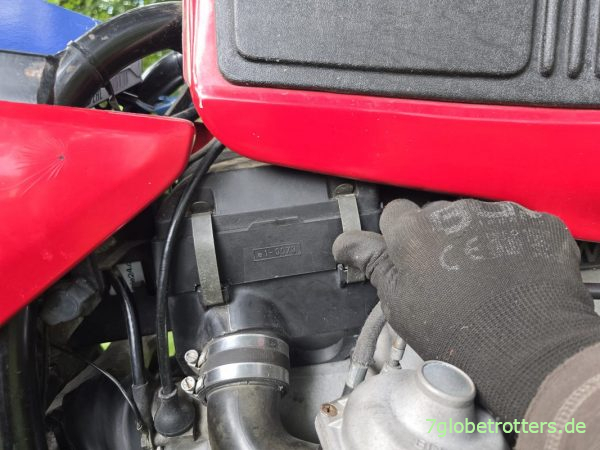 Federklammern Luftfilter schließen BMW R100GS